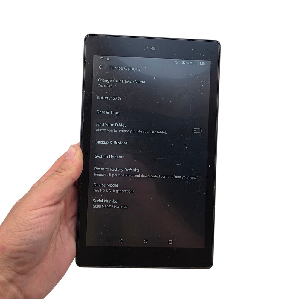Amazon Fire HD 8 7th Gen Tablet Black 16GB SX034QT with 16GB SD Card L3